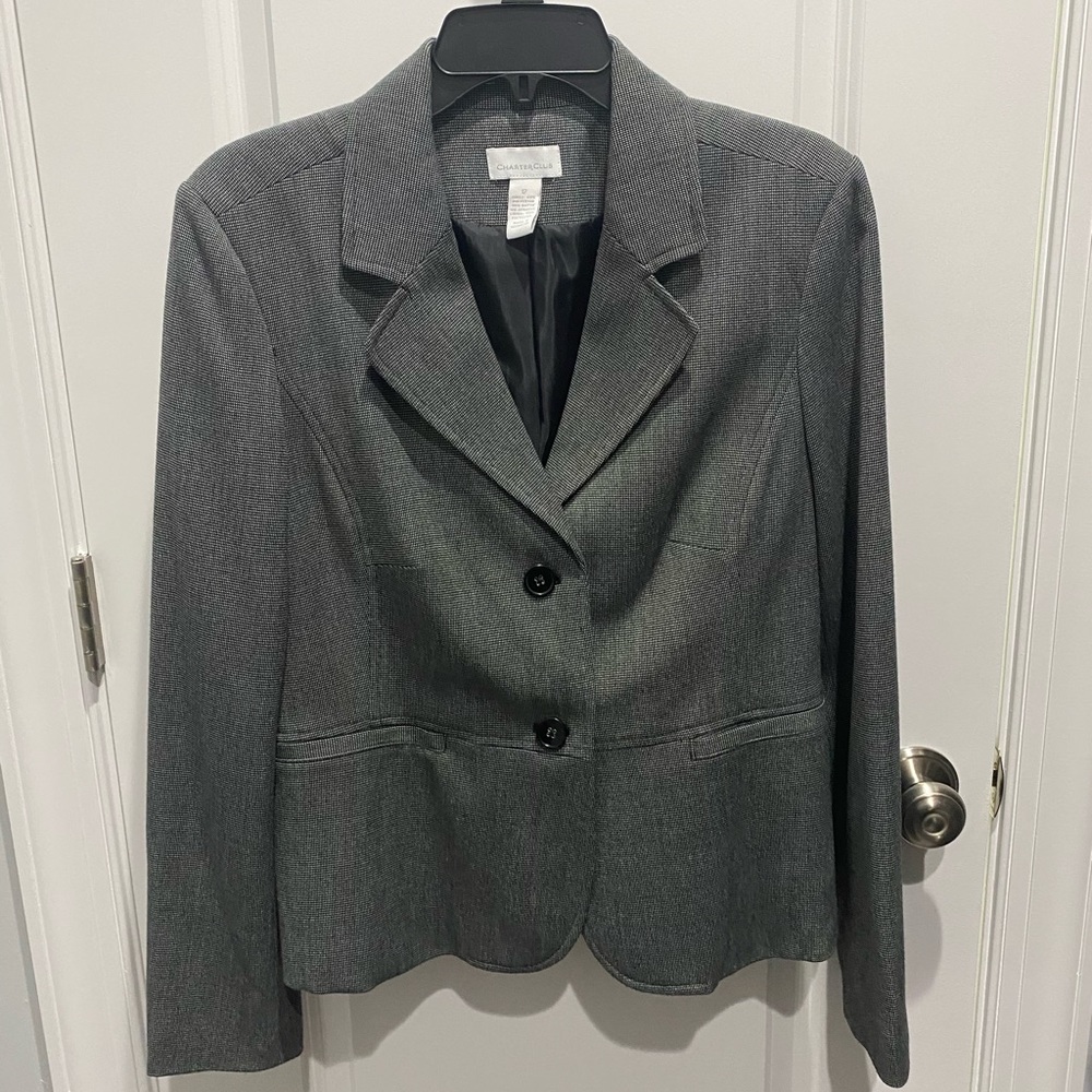 Charter Club Black Blazer